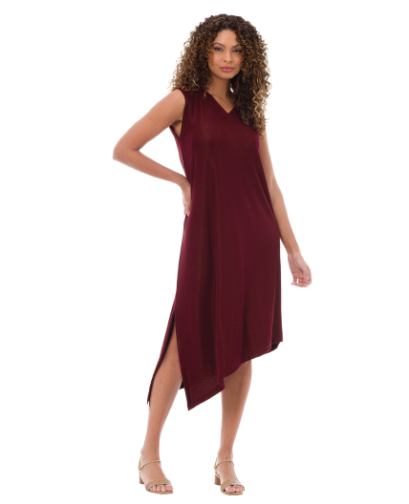 Digital -  Vestido Dicorpo midi assimétrico canelado luminous midi assimétrico canelado luminous midi 