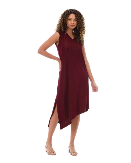Digital -  Vestido Dicorpo midi assimétrico canelado luminous midi assimétrico canelado luminous midi 